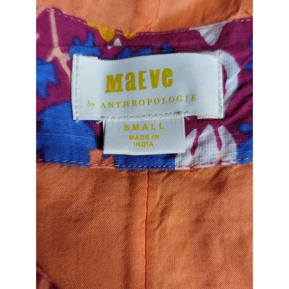 Maeve by Anthropologie Womens Sz S The Cassandra Maxi Dress In Assorted Pockets - Picture 5 of 9